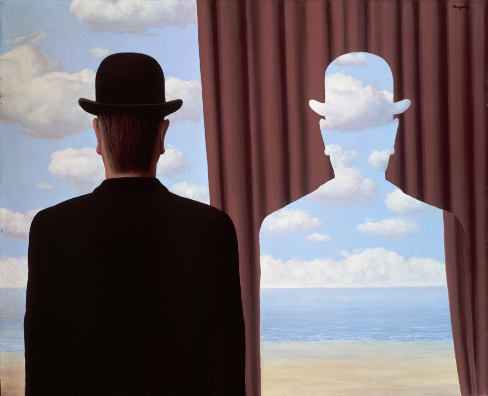 雷內‧馬格利特 René Magritte (1898-1967)｜La Décalcomanie｜1966｜油彩、畫布｜81x100cm